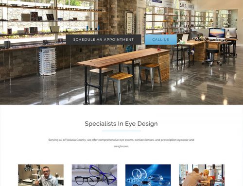 Eye Design Eye Wear New Website